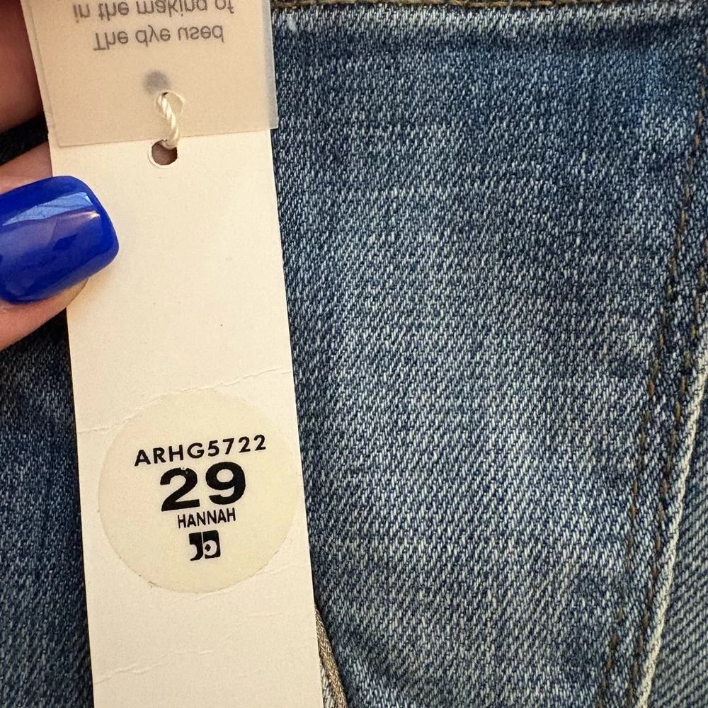 Joe's Jeans The Rocker Low Rise Lean Flare Sz 29 Hannah Wash NWT Y2K